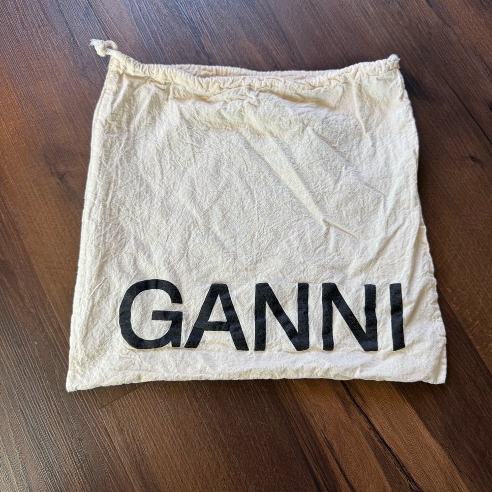 Ganni 14 X 14 Drawstring Duster Bag